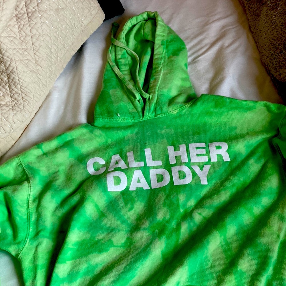 CALL HER DADDY BARSTOOL MERCH green tie-dye